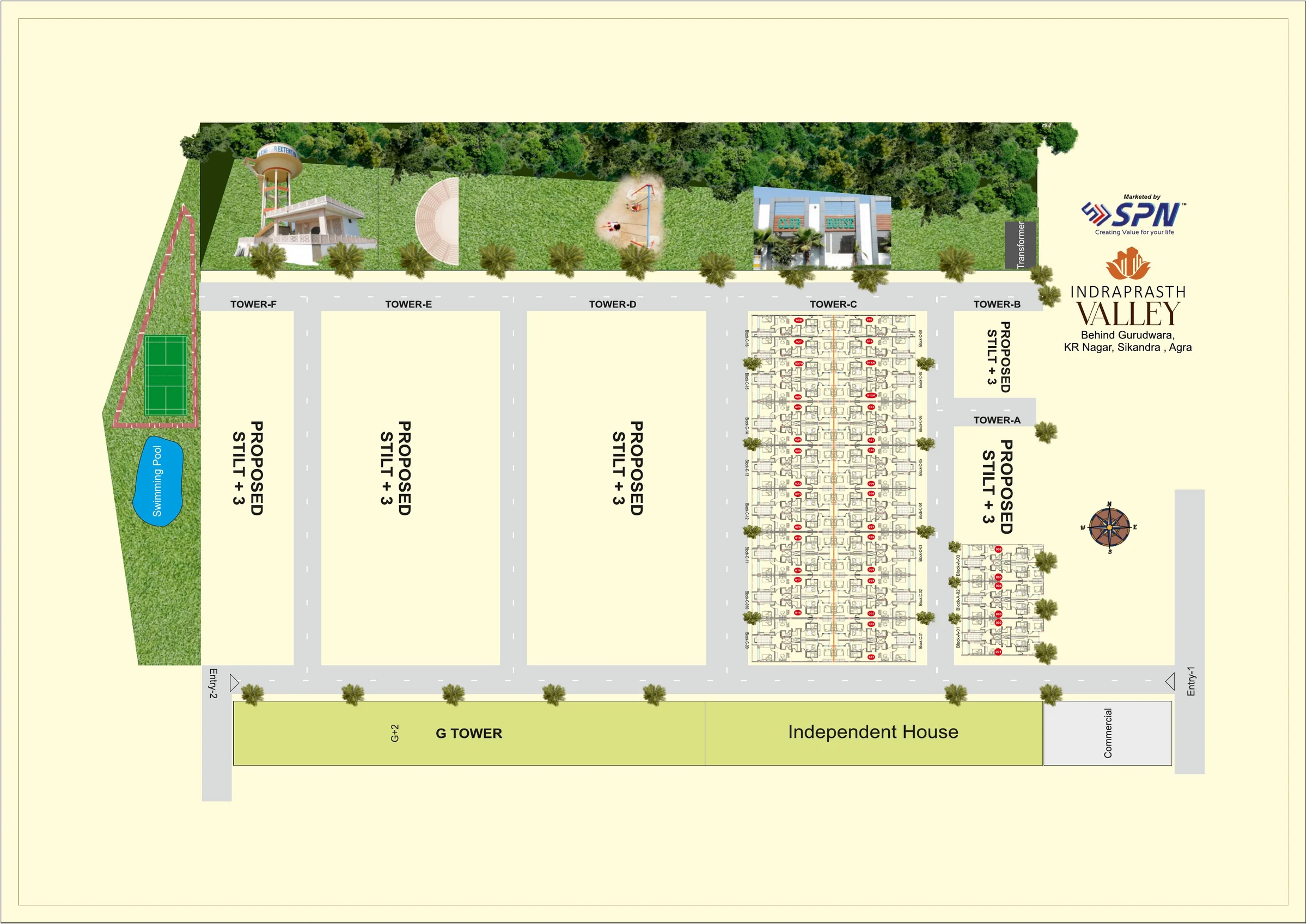 Indraprastha Valley illustrative master plan